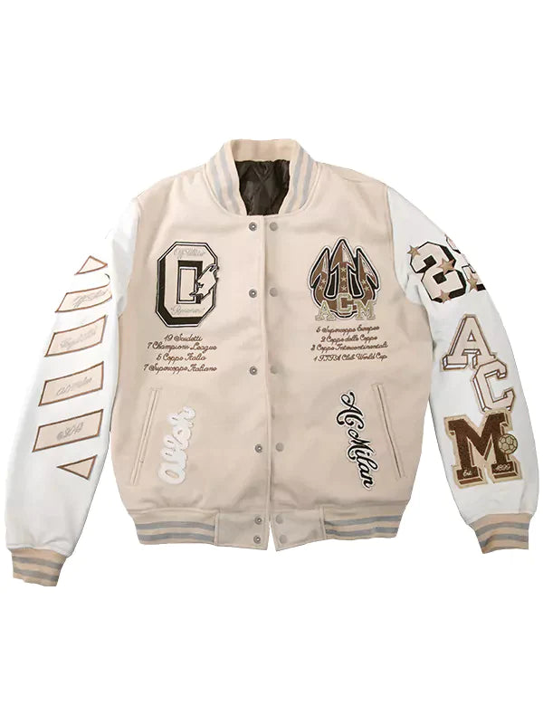 Premium OFF-W ACM Varsity Jacket