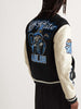 Premium Turquoise OFF-W Varsity Jacket