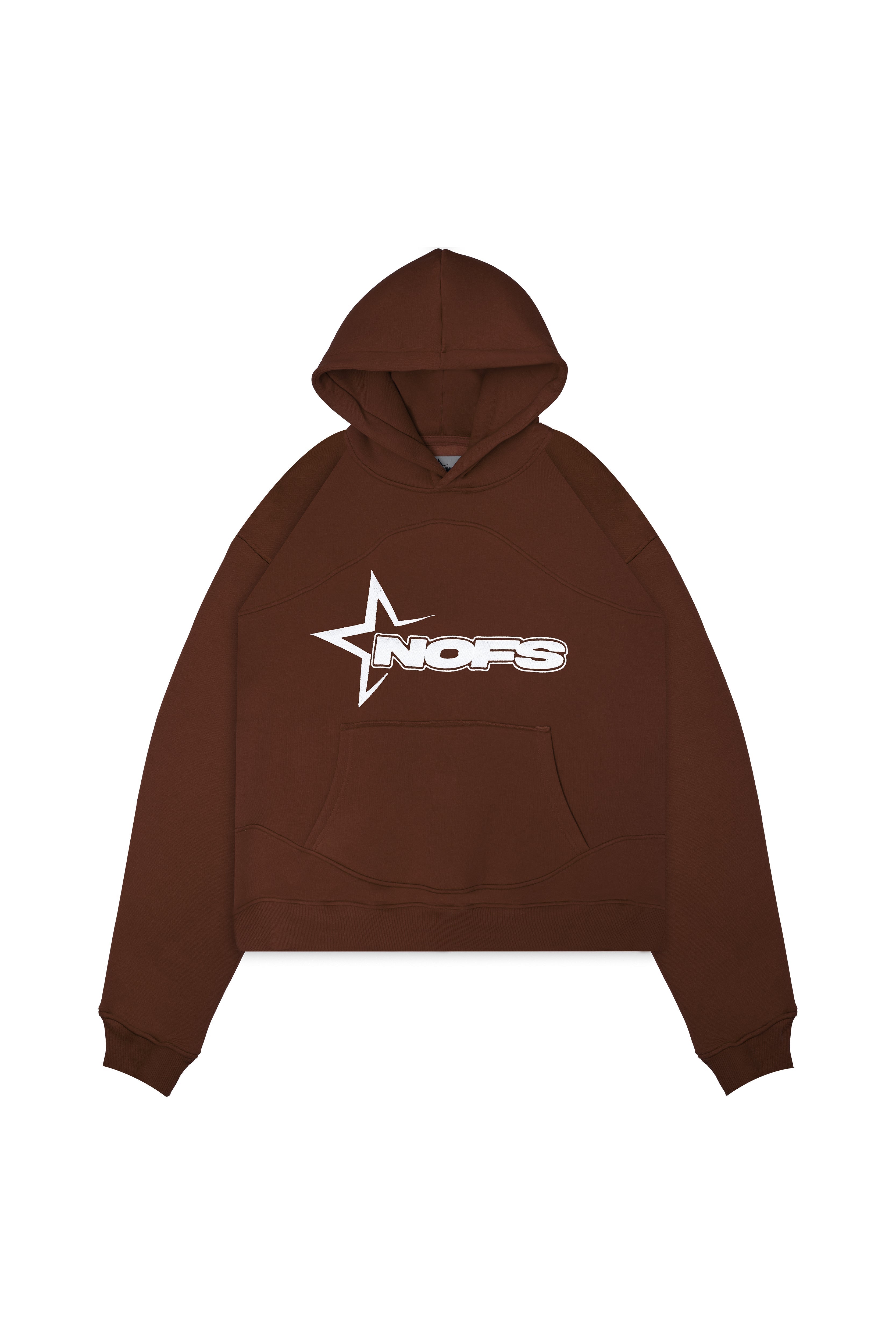 BROWN NOFS HOODIE