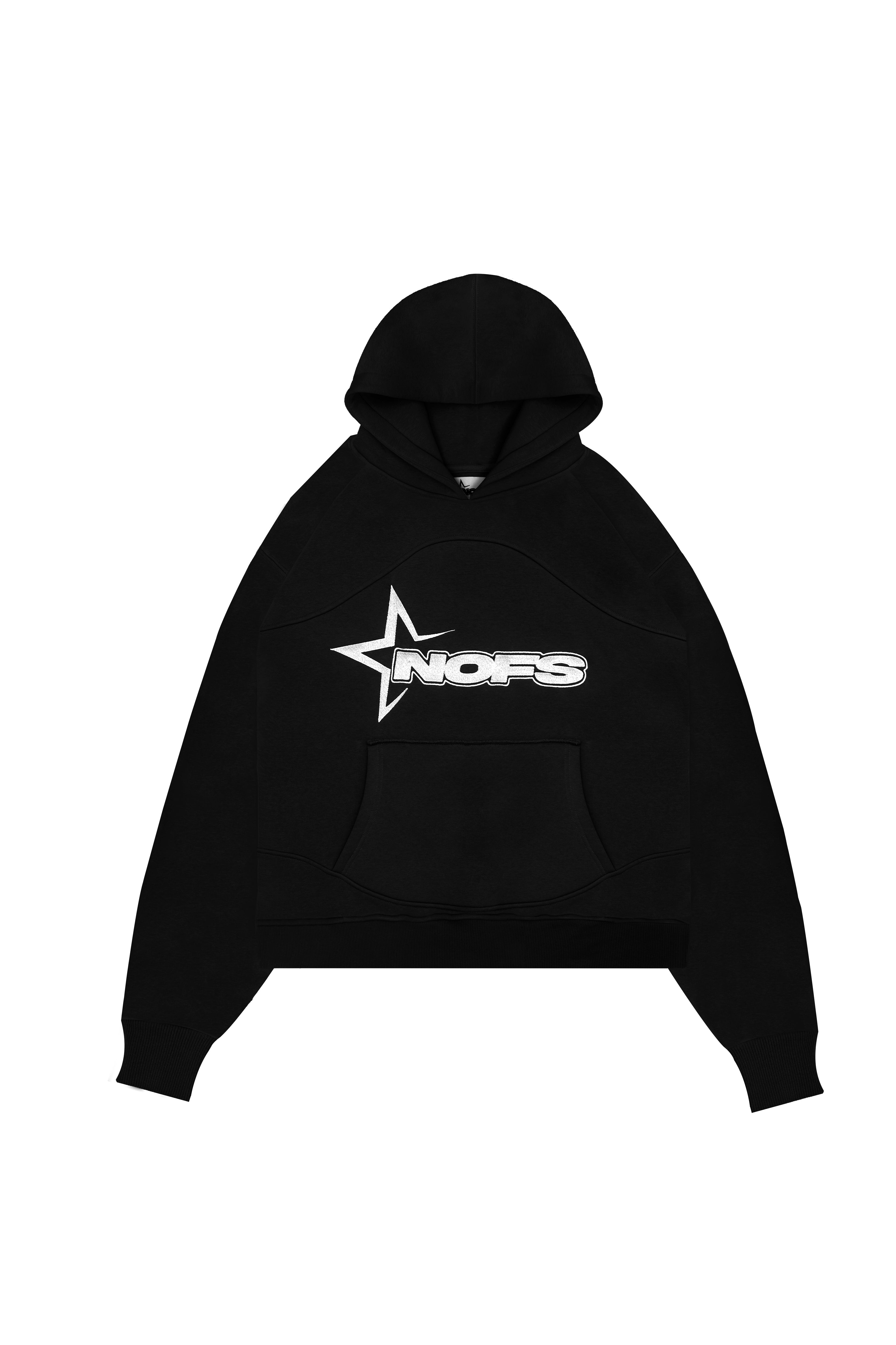 SWEAT À CAPUCHE NOFS NOIR